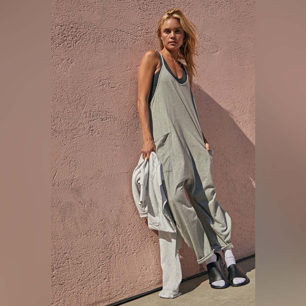 FP Movement by Free People Heather Gray Jumpsuit